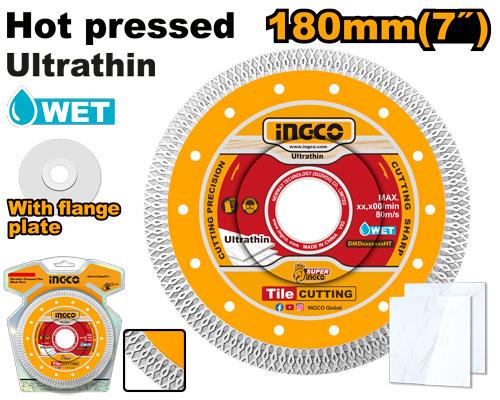 [DMD081801HT] INGCO DISQUE DIAMANT ULTRA FIN 180MM CARRELAGE AU MAROC [DMD081801HT]