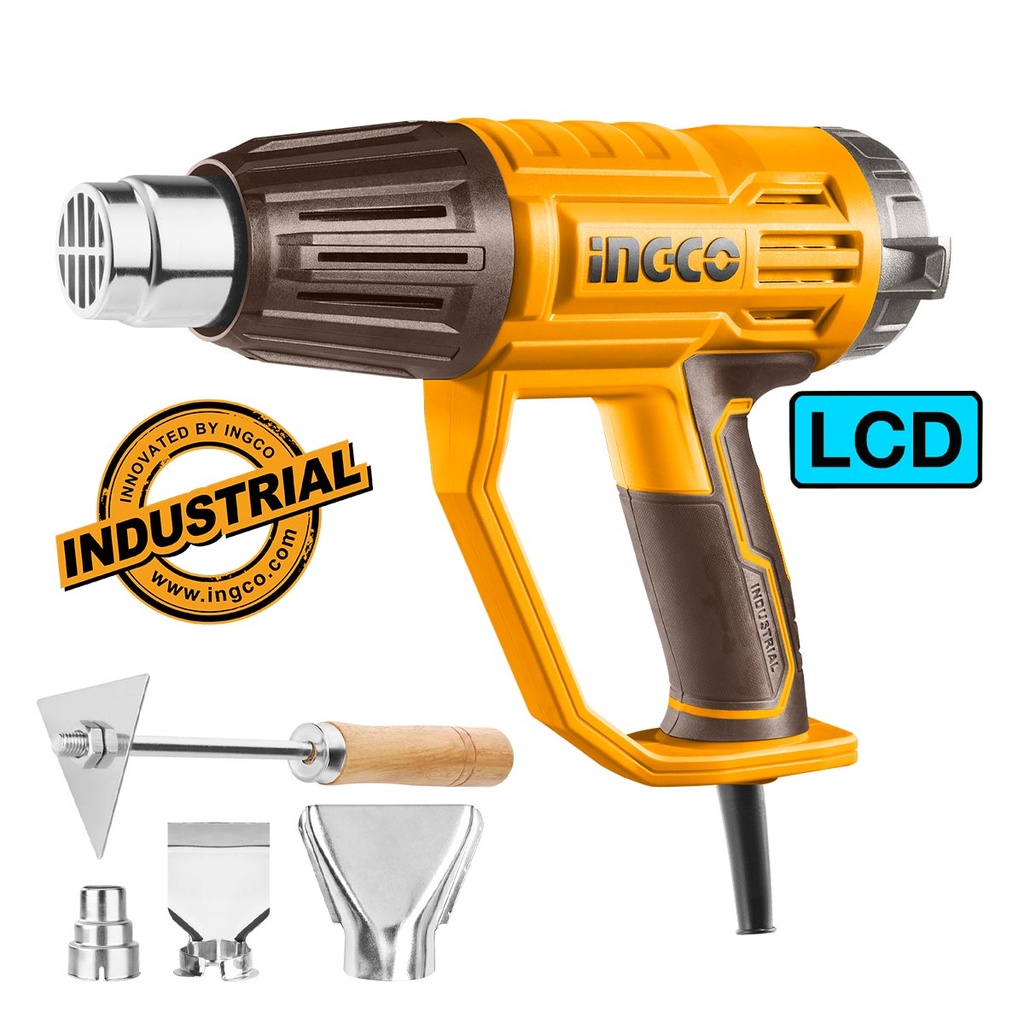 INGCO DECAPEUR THERMIQUE 2000W LCD +3BUSES + 1RACLEUR SI AU MAROC [HG200058]