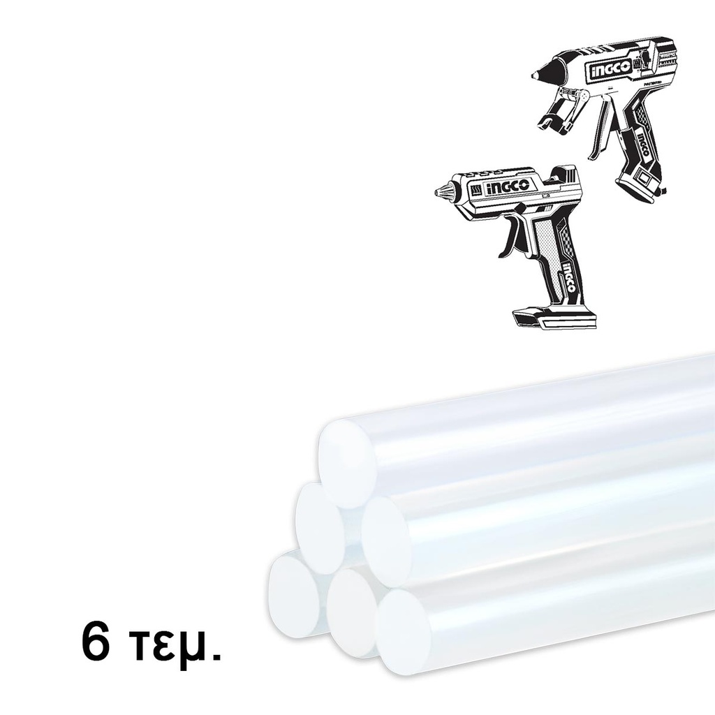 INGCO PAQUET DE 6 BATONS DE COLLE AU MAROC [AKTGS2061]