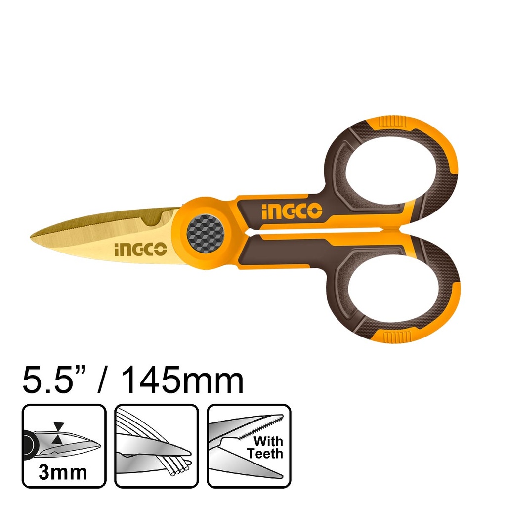 [HES02855] INGCO CISEAUX D'ELECTRICIEN AU MAROC [HES02855]