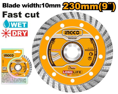 [DMD032302] INGCO DISQUE DIAMAND TURBO 230*22,2 AU MAROC [DMD032302]