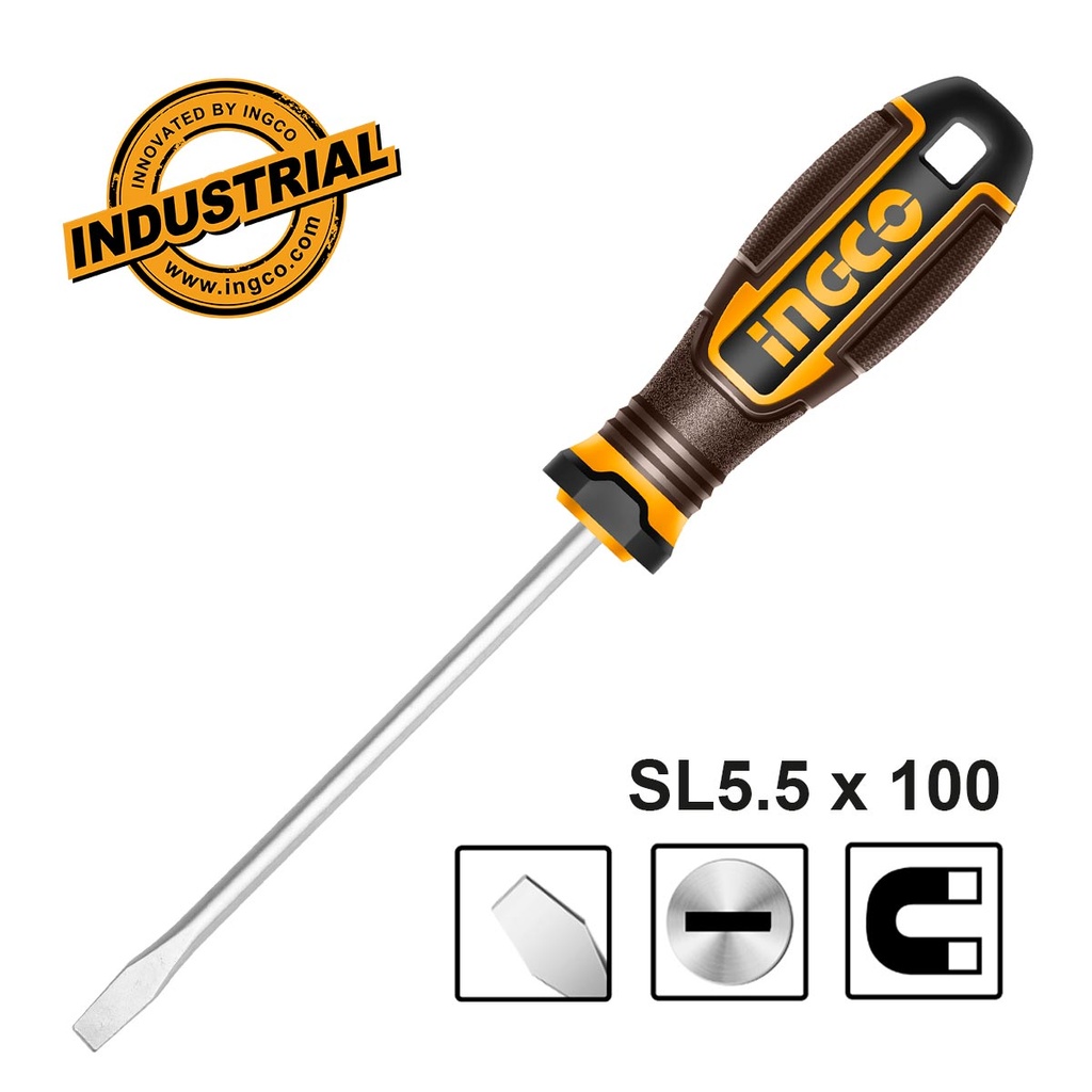 [HSDSL5100] INGCO TOURNEVIS A FENTE D:5MM L:100MM AU MAROC [HSDSL5100]