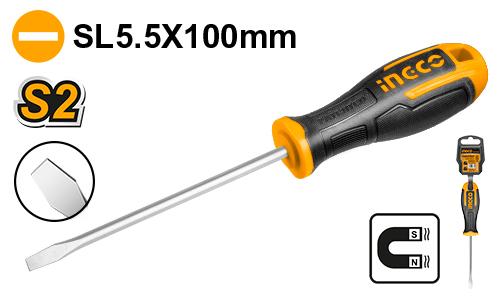 [HS685100] INGCO TOURNEVIS A FENTE D:5.5MM L:100MM AU MAROC [HS685100]