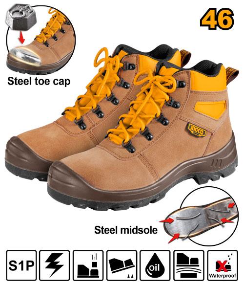 [SSH02S1P.46] INGCO CHAUSSURES DE SECURITE S1P TAILLE 46 AU MAROC [SSH02S1P.46]