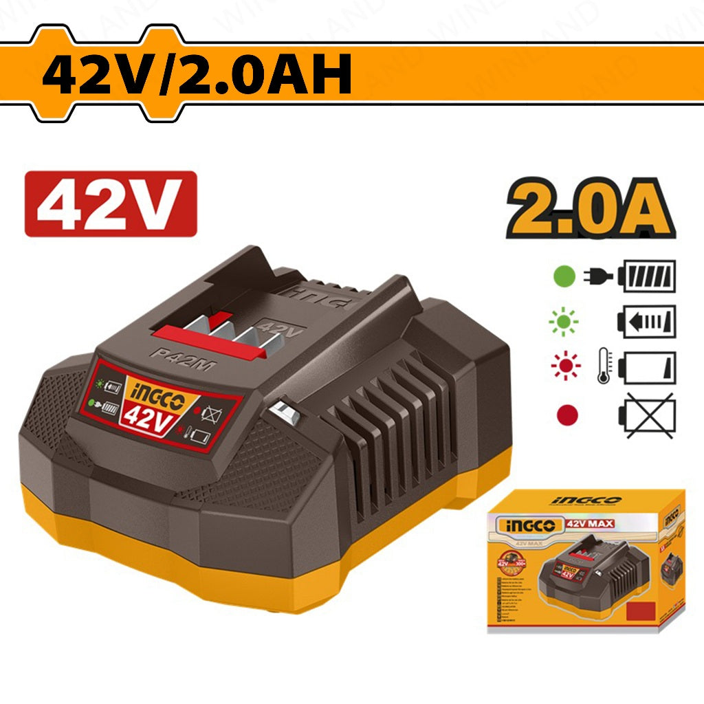 INGCO CHARGEUR DE BATTERIE P42M AU MAROC [FCLI42021]