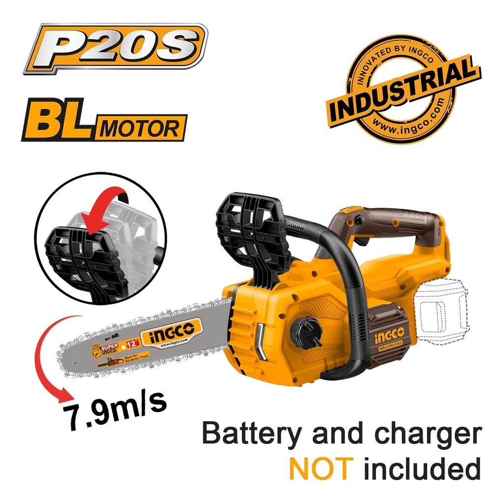 [CGSLI20128] INGCO TRONCONNEUSE LITHIUM20V BATTERIECHARGEUR NONINCLUS AU MAROC [CGSLI20128]