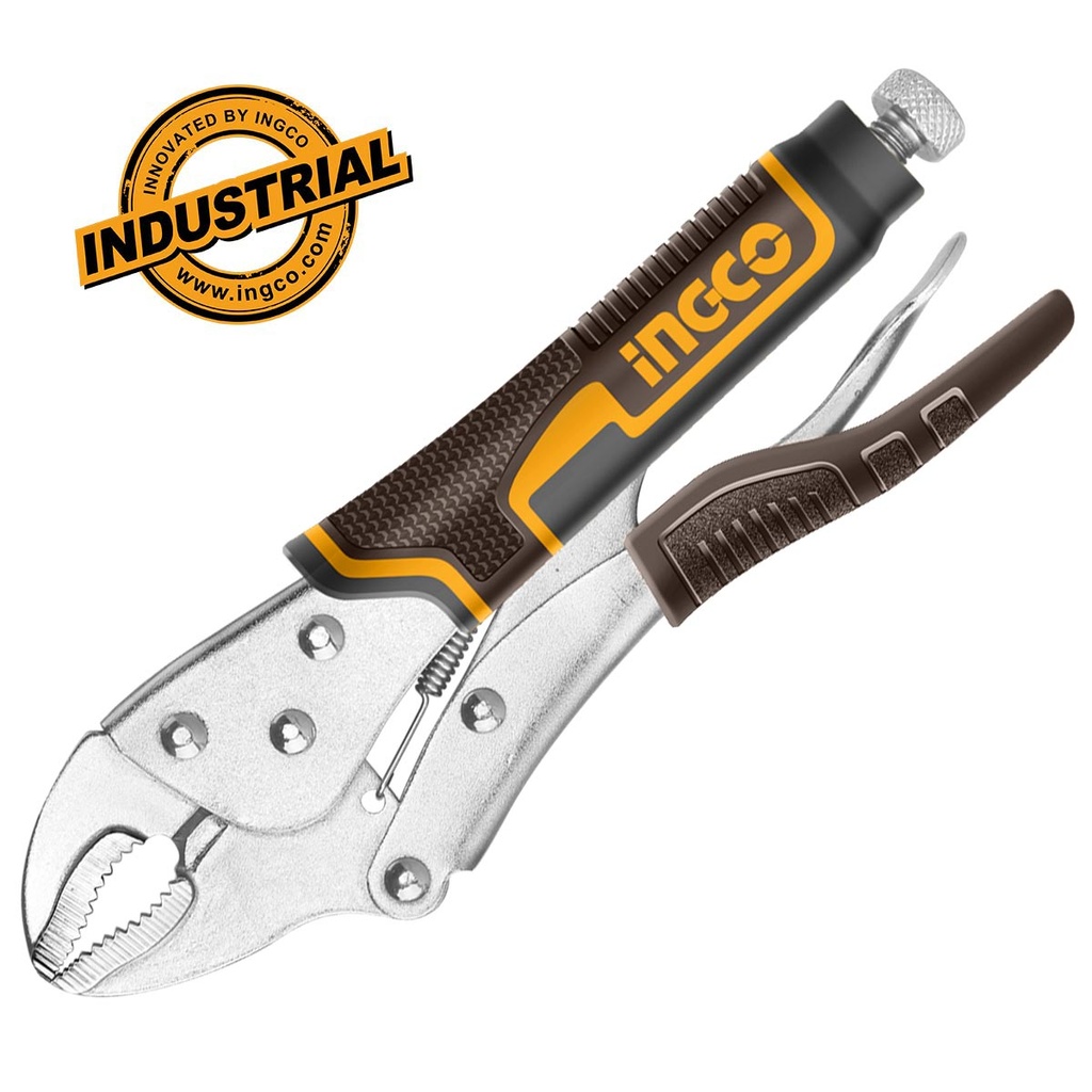 [HCJLW0210] INGCO PINCE-ETAU A MACHOIRE ARRONDIE 255MM ACIER DE CARB AU MAROC [HCJLW0210]