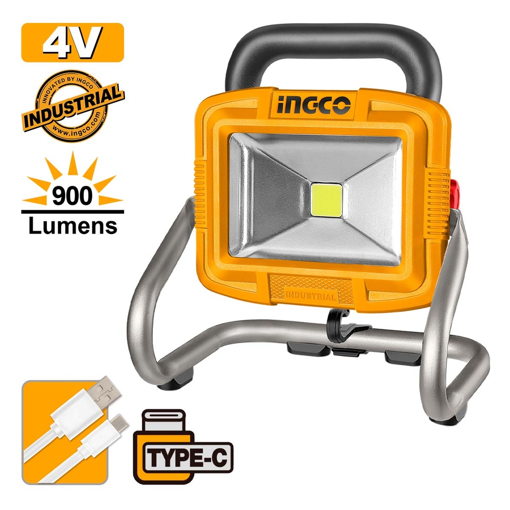 [HRLF4415] INGCO PROJECTEUR 3.65V CHARGEUR TUPE C INGCO AU MAROC [HRLF4415]