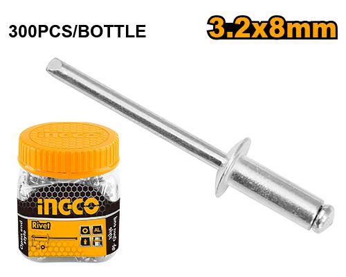 [HWRT3200811] INGCO RIVET 3.2X8MM BOITE DE 300 PIECES AU MAROC [HWRT3200811]