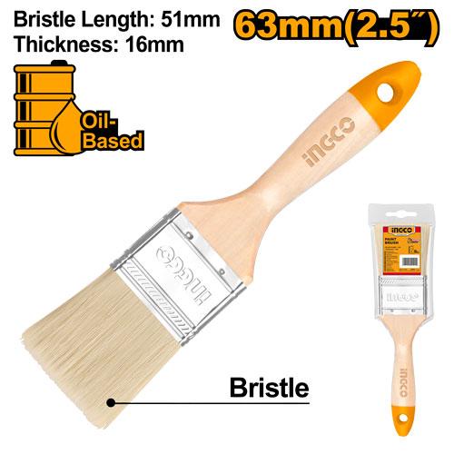 [CHPTB0125] INGCO PINCEAU EN BOIS LARGEUR 51MM POUR PEINTURE A HUILE AU MAROC [CHPTB0125]