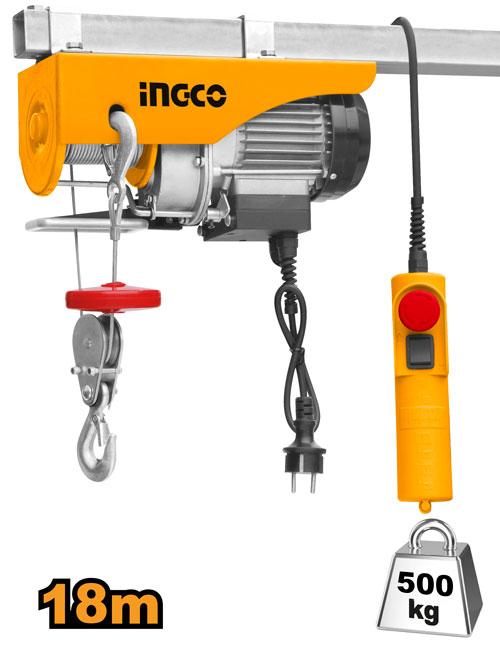 [EH5001] INGCO PALAN ELECTRIQUE 900W 500KG DOUBLE LIGNES AU MAROC [EH5001]