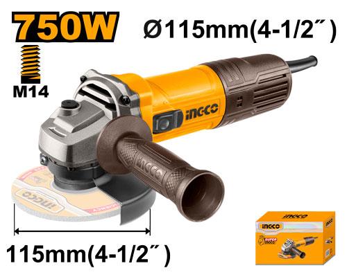 [AG75028] INGCO MEULEUSE 115MM 750W SS AU MAROC [AG75028]