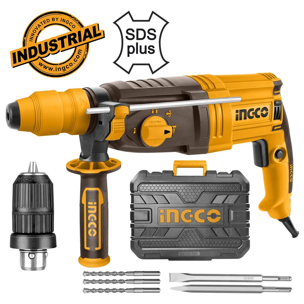 [RGH9528-2] INGCO MARTEAU PERFORATEUR 28MM 950W + MANDRIN 13MM NR AU MAROC [RGH9528-2]