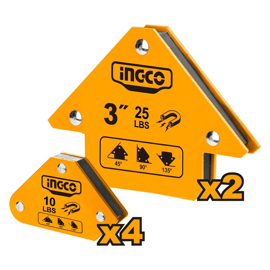 [AMWH6001] INGCO JEU SUPPORTS DE SOUDAGE MAGNETIQUES 6 PIECES AU MAROC [AMWH6001]