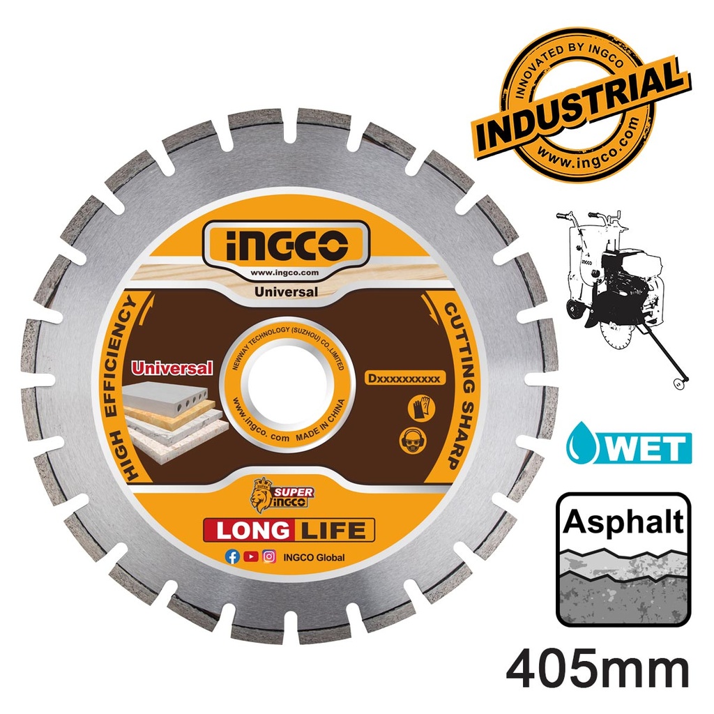 [DMD064051] INGCO DISQUE DIAMAND POUR ASPHALT 405MM AU MAROC [DMD064051]