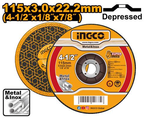 [MCD301151] INGCO DISQUE ABRASIF 115*3*22,1 AU MAROC [MCD301151]