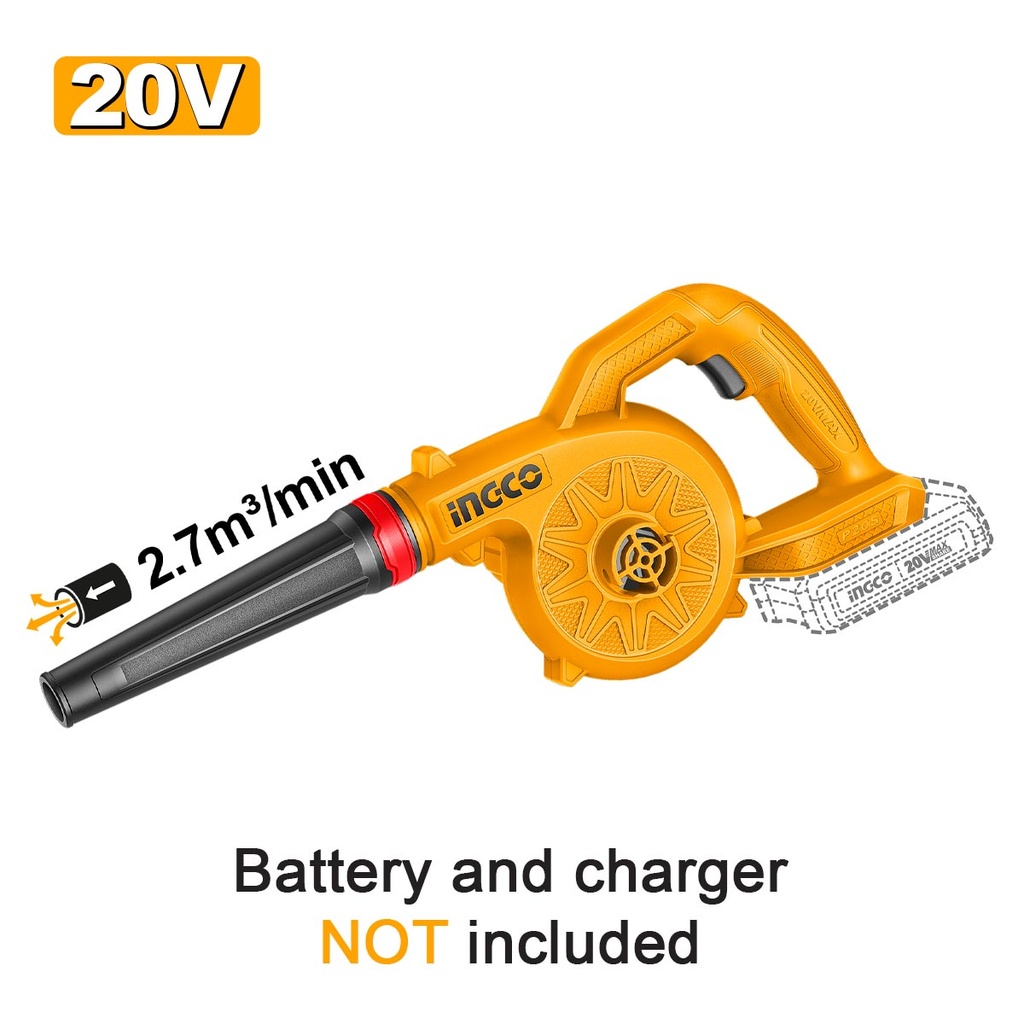 [CABLI2078] INGCO SOUFFLEUR 20V (SANS BATTERIE/CHARGEUR) SI AU MAROC [CABLI2078]