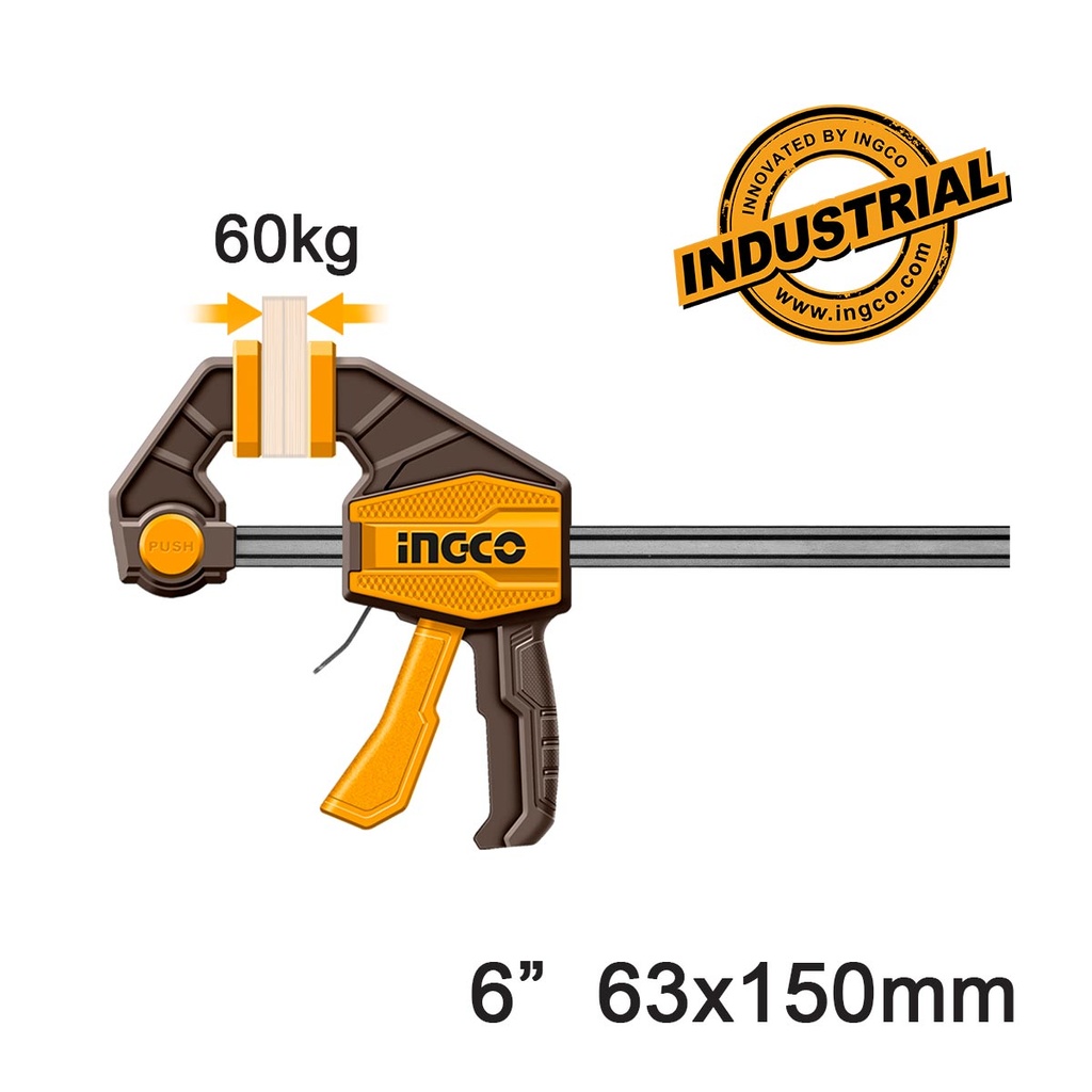 INGCO SERRE-JOINTS RAPIDE UNE MAIN 63X150MM AU MAROC [HQBC01601]