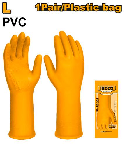 [HGVP01] INGCO GANTS PVC JAUNES NR AU MAROC [HGVP01]