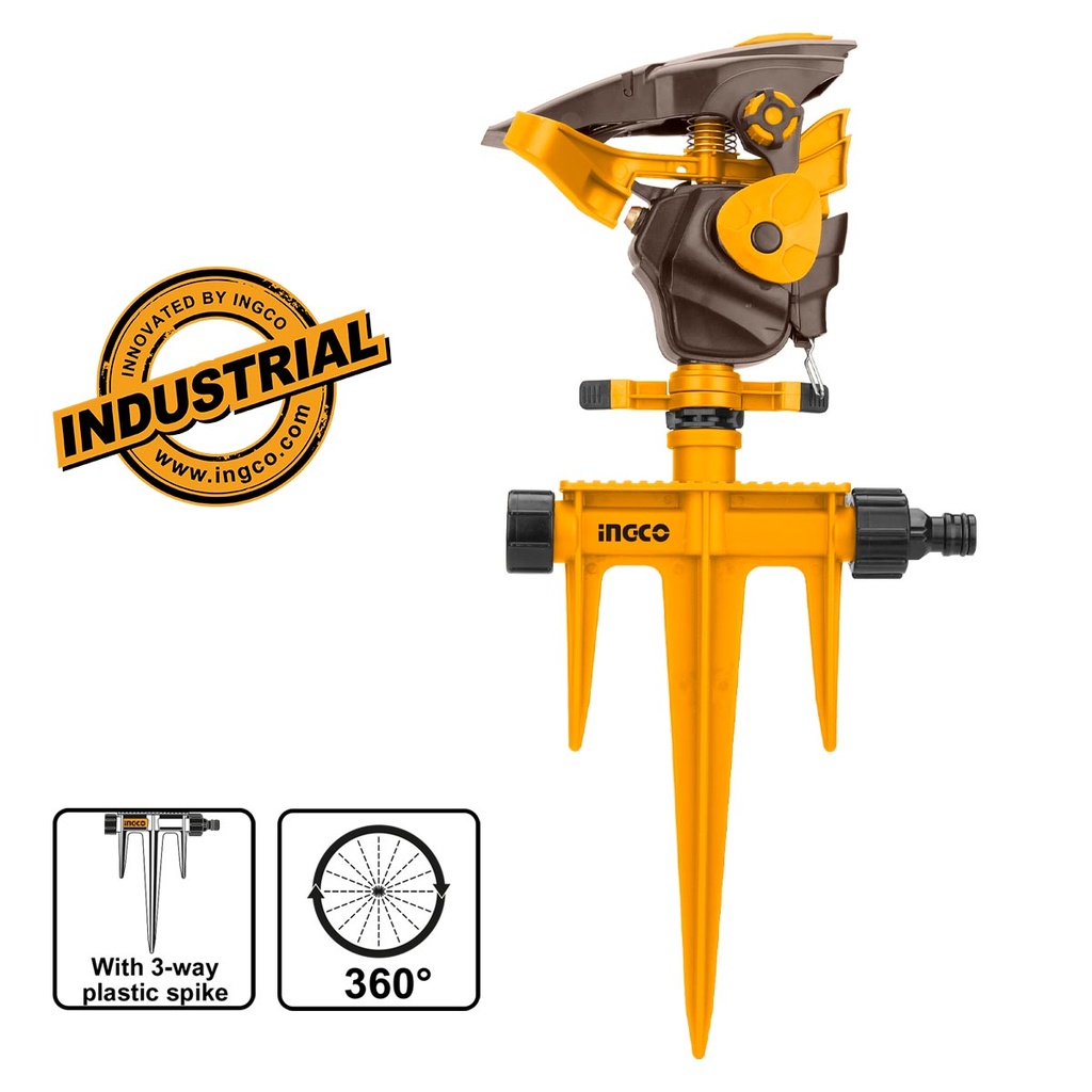 [HPS13601] INGCO ARROSEUR AUTOMATIQUE EN PLASTIQUE 360° AU MAROC [HPS13601]