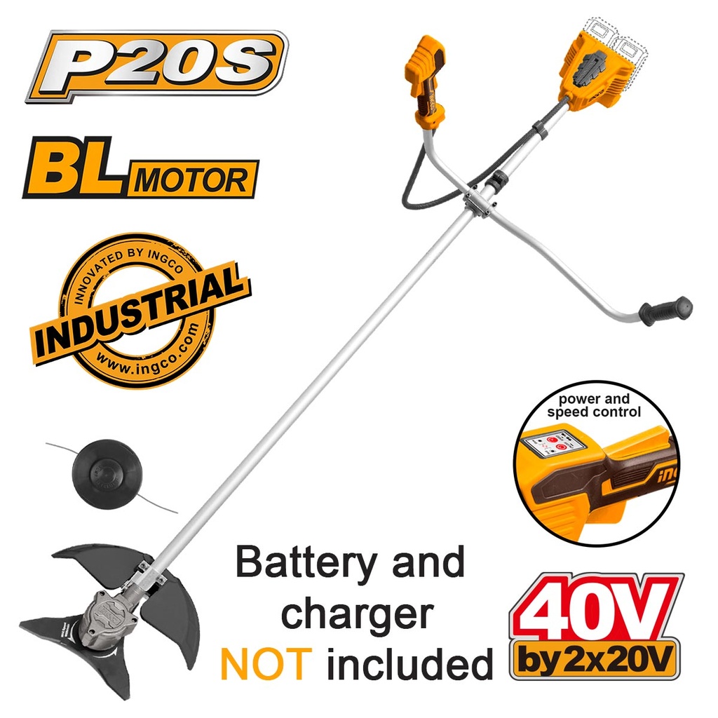 [CSTLI20018] P20S 20V/40V Tondeuse à gazon sans fil / Coupe-bordures à moteur sans balais CSTLI20018 AU MAROC