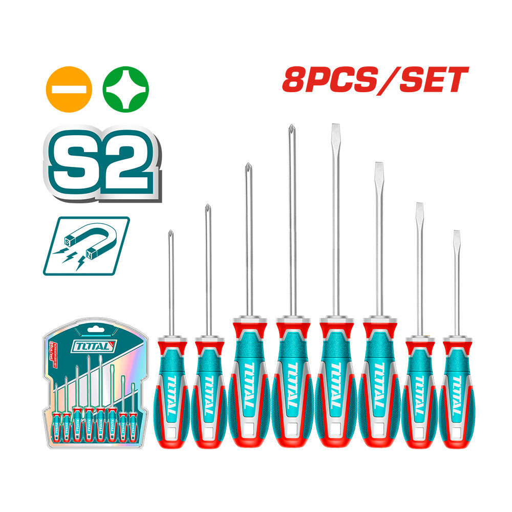 [TKSDS0846] TOTAL COFFRET 8 TOURNEVIS AU MAROC [TKSDS0846]