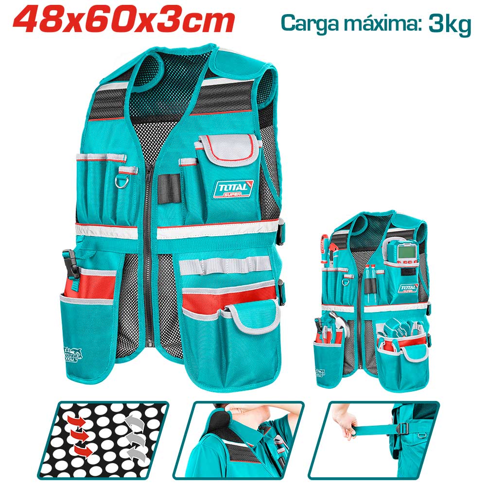 [TTVT16025] TOTAL GILET PORTE-OUTILS AU MAROC [TTVT16025]