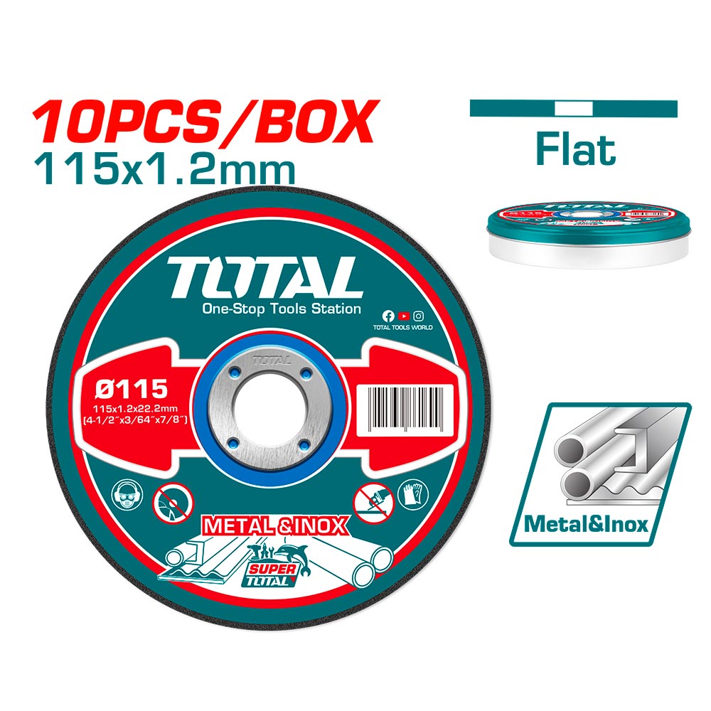 TOTAL JEU DISQUES ABRASIFS COUPE MÉTAL AU MAROC [TAC2211155]
