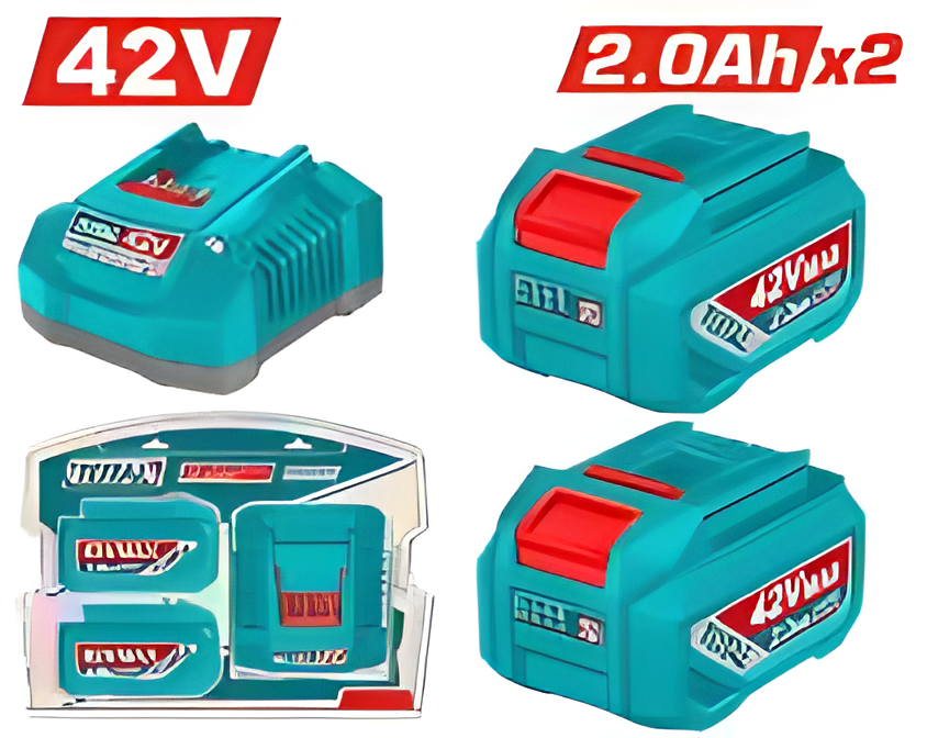 [TFBCPM20221] TOTAL KIT BATTERIE ET CHARGEUR LITHIUM-ION AU MAROC [TFBCPM20221]