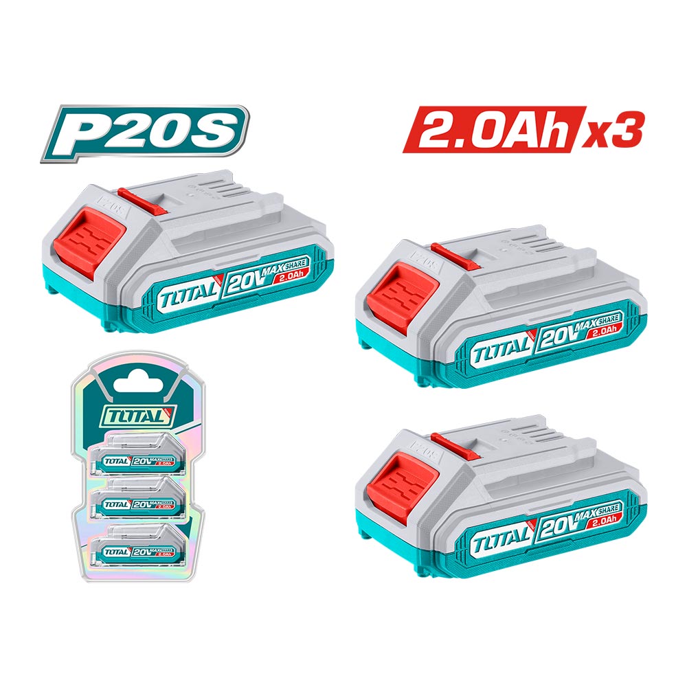 TOTAL KIT BATTERIE LITHIUM-ION P20S AU MAROC [TOSLI240311]