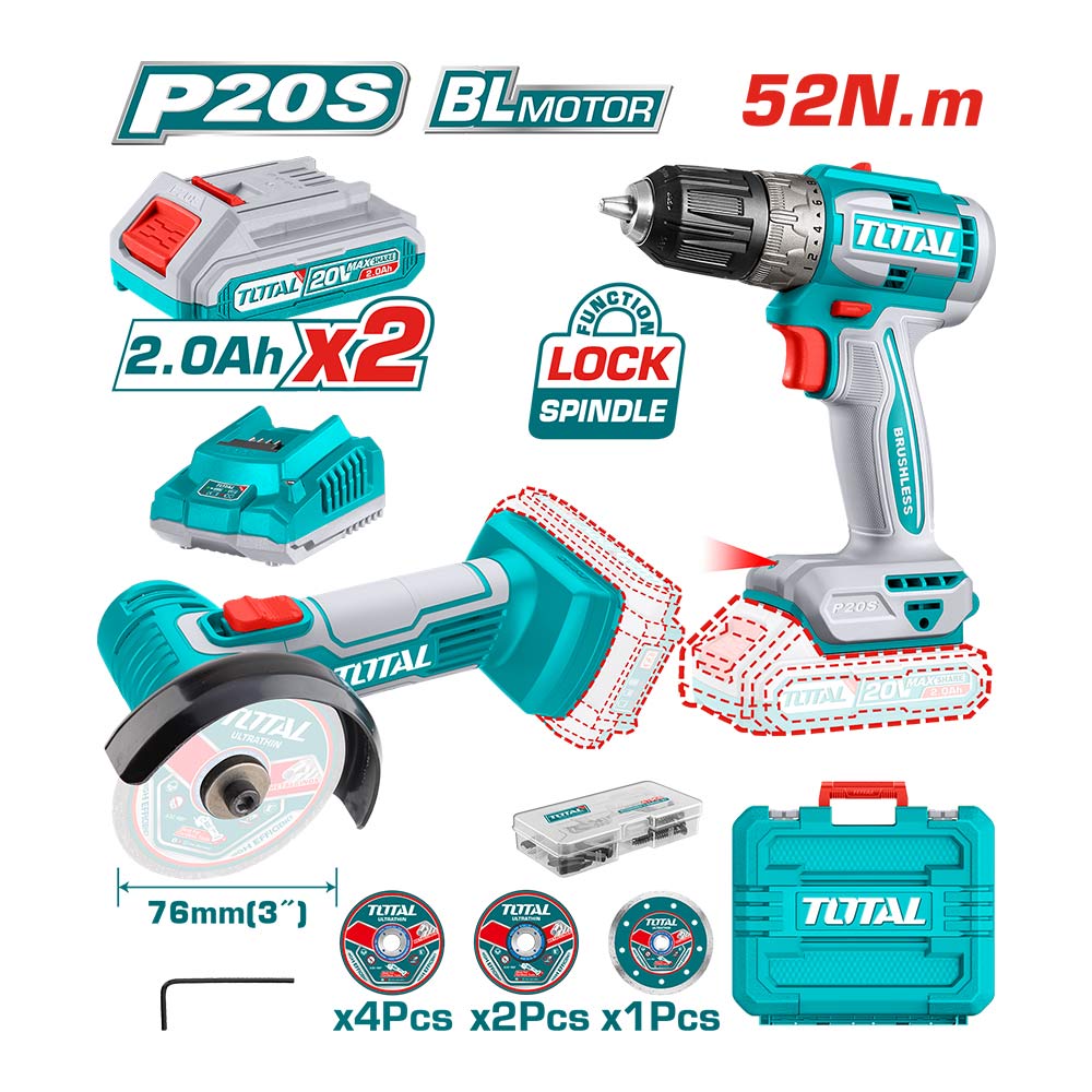[TCKLI20278] TOTAL KIT COMBO SANS FIL 2 PIÈCES AU MAROC [TCKLI20278]