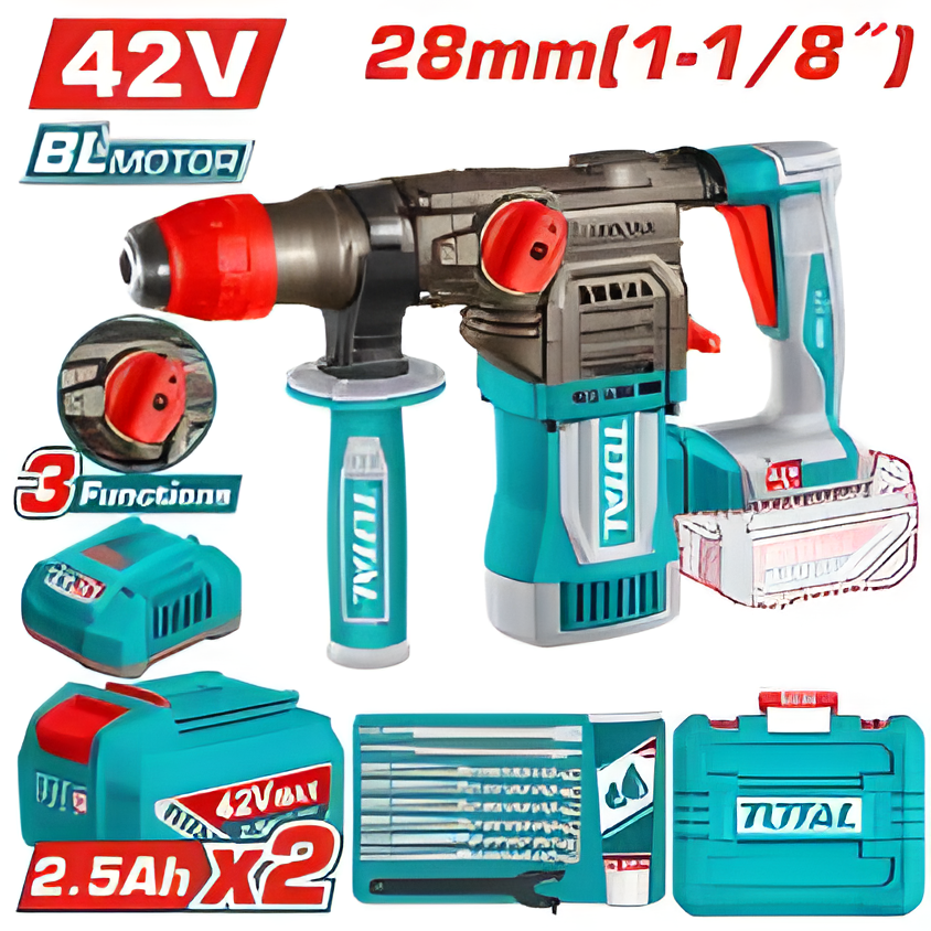 TOTAL MARTEAU PERFORATEUR SANS FIL AU MAROC [TRHLI422882]