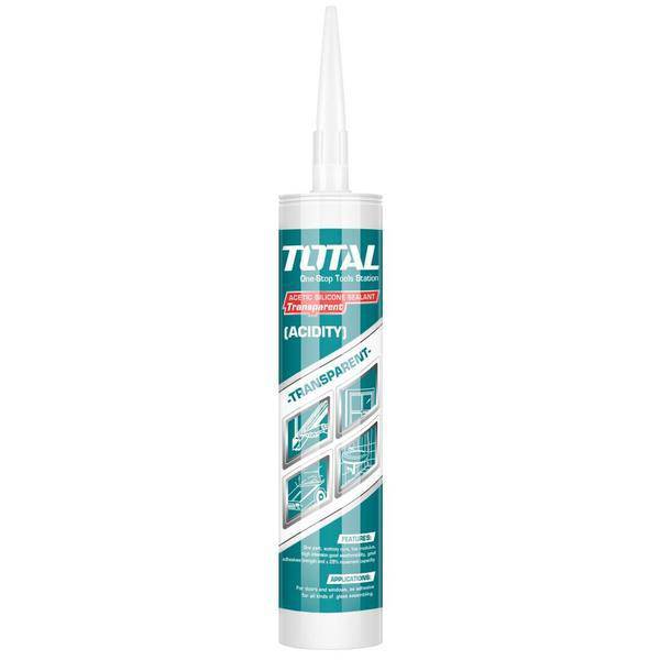 TOTAL MASTIC SILICONE ACÉTIQUE (TRANSPARENT) AU MAROC [THT3512]