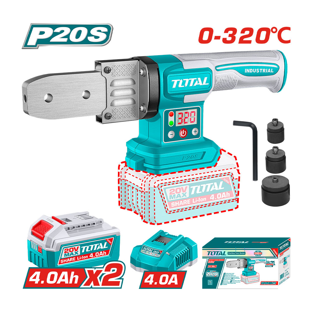 [TWTLI20182] TOTAL OUTILLAGE SOUDAGE TUBES PLASTIQUES SANS FIL AU MAROC [TWTLI20182]
