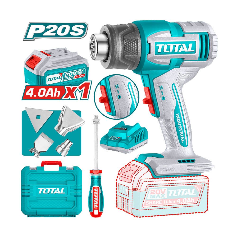 [TBLI20065] TOTAL PISTOLET À CHALEUR SANS FIL AU MAROC [TBLI20065]