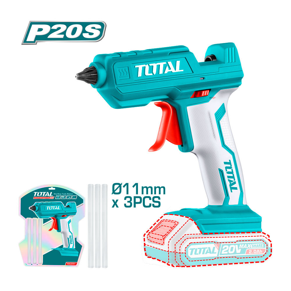 TOTAL PISTOLET À COLLE SANS FIL AU MAROC [TGGLI2001]