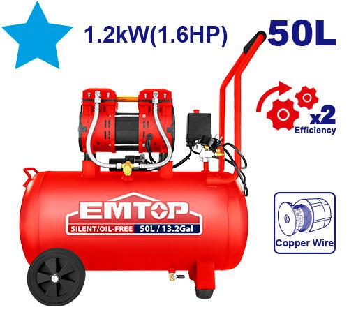 [EACPS16502] Compresseur 50l - 1,6 CV EMTOP | EACPS16502