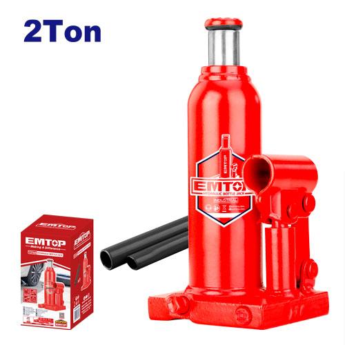 Cric bouteille hydraulique 2t EMTOP | EHJK1021