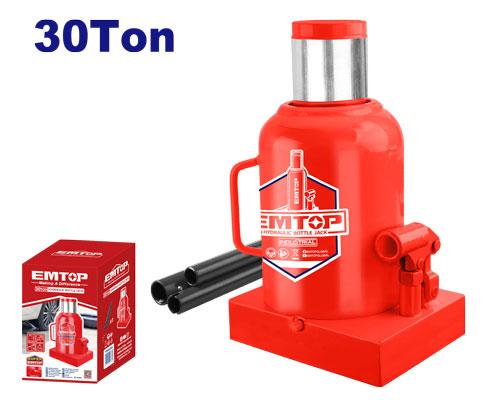 Cric bouteille hydraulique 30t EMTOP | EHJK1301