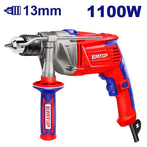 EMTOP PERCEUSE À PERCUSSION 13MM - 1100W [ EMDL1101 ]
