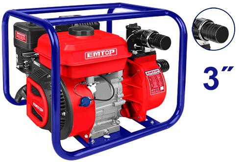 EMTOP POMPE À EAU 3" - MOTEUR À ESSENCE 7CV [ EGWP8012 ]
