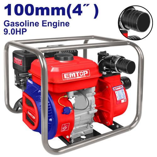 EMTOP POMPE À EAU 4" - MOTEUR À ESSENCE 9CV [ EGWP10012 ]