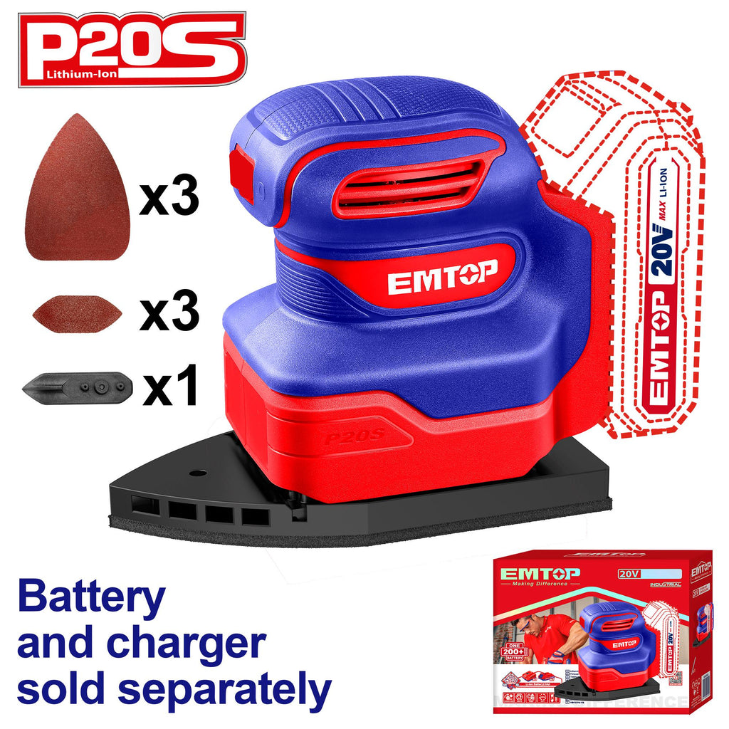 [ELPS2014] EMTOP PONCEUSES DE DÉTAIL SANS FIL 20V [ ELPS2014 ]