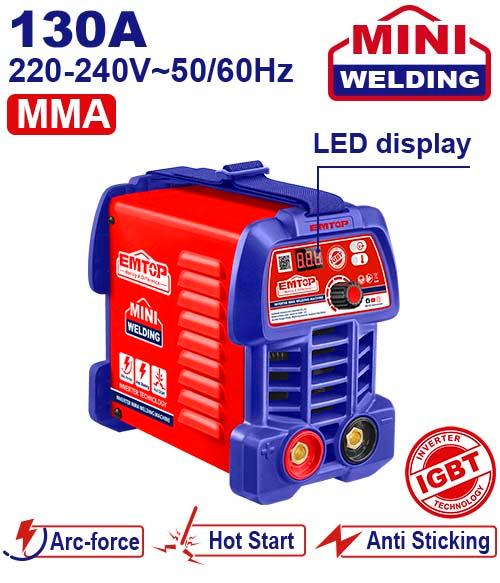 EMTOP POSTE À SOUDER MMA - 130A [ EWDEM1341 ]