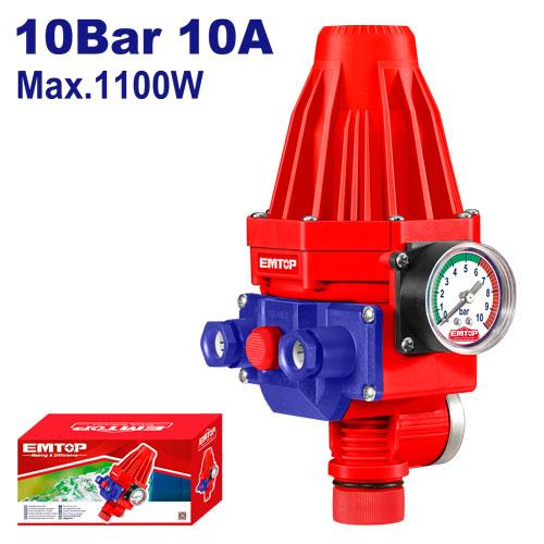[EAPC1201] EMTOP PRESSOSTAT MONOPHASÉ  POUR POMPE À EAU 10BAR 10A [ EAPC1201 ]