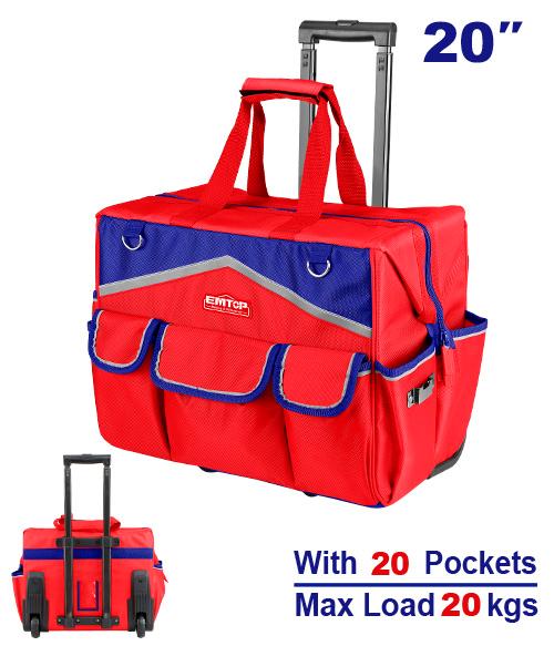 EMTOP SAC À OUTILS 20" RIGIDE AVEC ROULETTES [ EHRRTB2013 ]