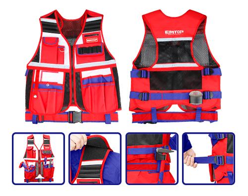 Gilet porte-outils EMTOP | ETVT1701