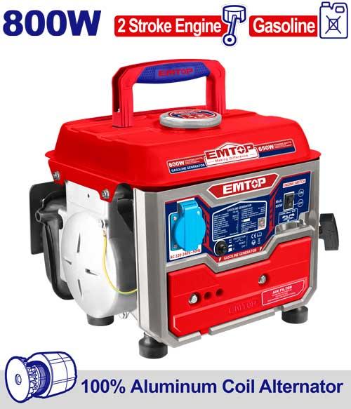 [EGGRR0821] Groupe éléctrogène 800 W - essence EMTOP | EGGRR0821