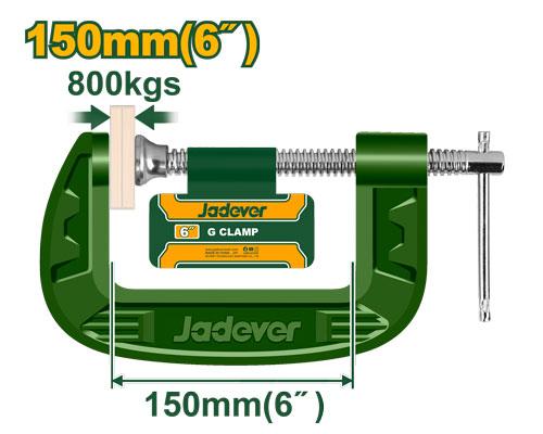 [JDCP1106] JADEVER PINCE ETAU G 6" 150MM CORPS FONTE AU MAROC [JDCP1106]