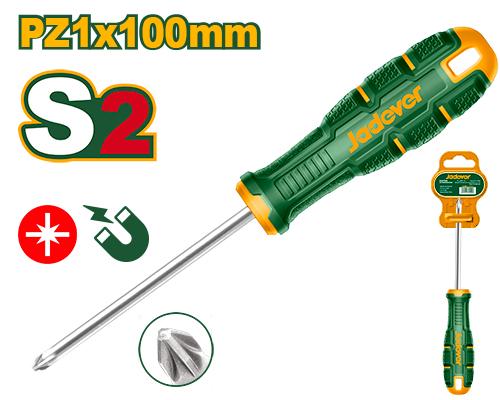 [JDSDC214] JADEVER TOURNEVIS PZ1X100MM AU MAROC [JDSDC214]